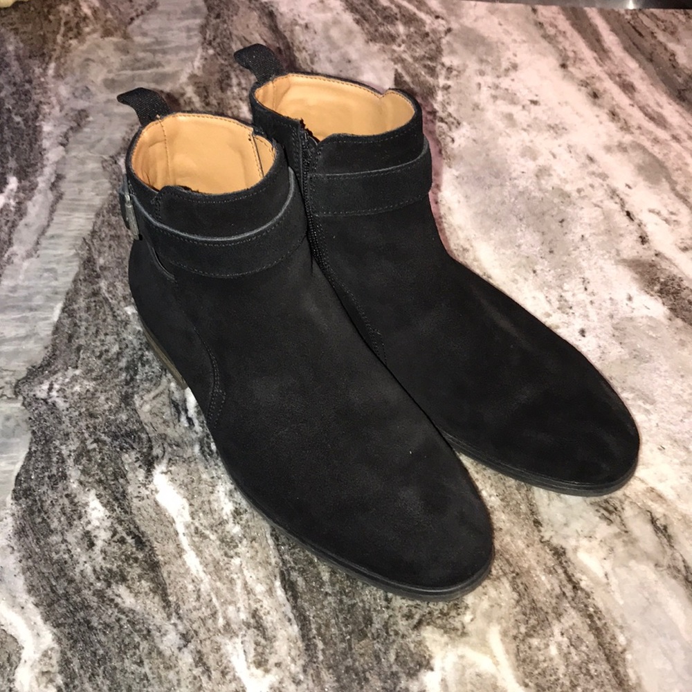Black ankle boots